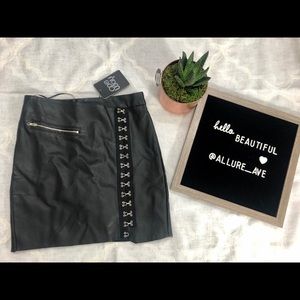 LF Skirts - LF One Way Faux Leather Skirt. Size 8 LF Skirts - LF One Way Faux Leather Skirt. Size 8